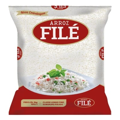 Arroz Filé 5 kg Tipo 1