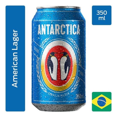 Cerveja Antarctica Lata 350 ml