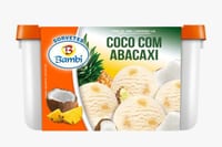 Sorvete Bambi 1,5 L Coco C Abacaxi