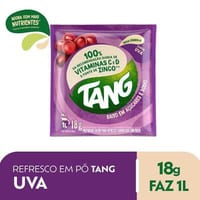 Refresco em Pó Tang 18 g Uva