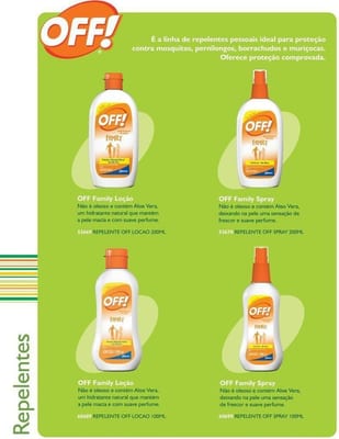 Loçao Rplnt de Insts Off Fmly 100 ml