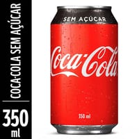 Refrigerante Coca Cola 350ml Zero Açúcar