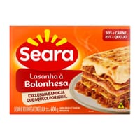 Lasanha Seara 600g Bolonhesa